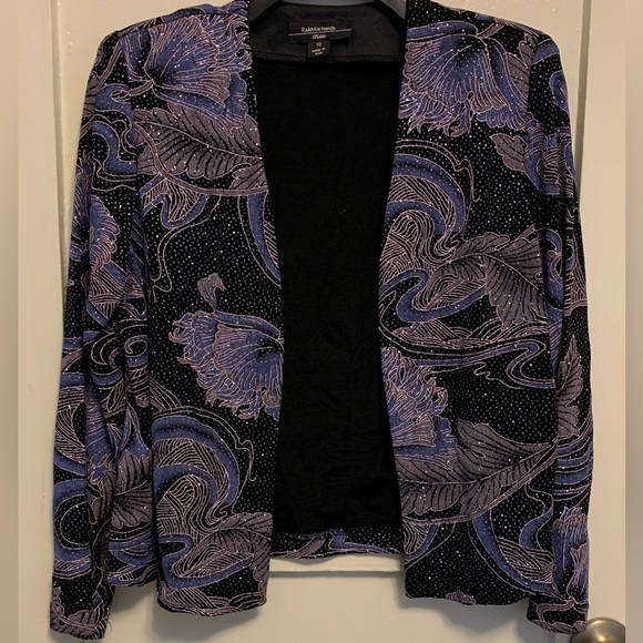 R&M Richards Elegant Sleeveless Dress With Jacket ⭐️sparkle ⭐️stretchy ⭐️lined - Picture 4 of 13